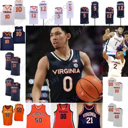 Virginia Basketball Jersey NCAA College Armaan Franklin Kihei Clark Jayden Gardner Reece Beekman Vander Plas Shedrick McKneely Sampson Guy Hunter