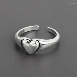 Wedding Rings Jianery Exaggerated Personality Retro Heart For Women Charm Engagement Men Vintage Knuckle Finger Jewelry