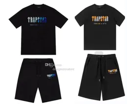 Sales Men's T Shirts Spring Summer Trapstar Sports Short Sleeve Suit Men Women High Quality Gym Training Clothes Leisure T-shirt Streetwear