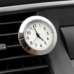 Decorations Car Ornament Air Freshener Automobile Vent Decoration Digital Pointer Clock Auto Watch Automotive Interior Accessories 0209