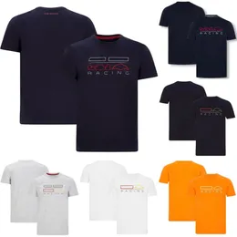 Camiseta de camisetas F1 camisetas de camisetas Fórmula 1 Black Racing T Camisetas Extreme Sports Fãs redondo pescoço de secagem rápida camisa curta