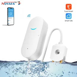Alarmes de capteur de niveau d'eau WiFi NOYAFA Smart Home, détecteur de fuite d'eau, avec alertes d'application et surveillance à distance des fuites