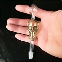 Accessori per bong in vetro con bruciatore di ossa corte, pipe per fumatori in vetro colorato mini multi-colori Hand Pipes Best Spoon Glass Pipe