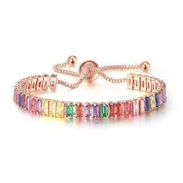 Cadeia de link 2022 Bracelete de cura de cristal para mulheres pulseira de turmalina Ajuste Ajuste Jóias de pulseira de tênis G230208