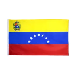 Gartendekoration Outdoor National Flag 90 * 150 cm 7-Sterne Venezuela National Flag Innenabkoration 59 * 35,4 Zoll Flagge Nr. 4