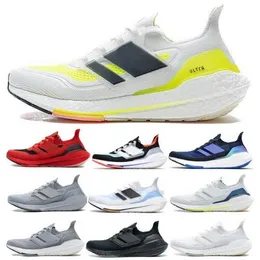 2023 Ultraboosts 21 m￤n kvinnor springskor trippel svart vit teaser skugga marin halo silver ub 7.0 ultra tenis tr￤nare sneaker storlek 36 - 46