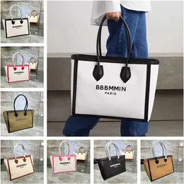 Большие сумки B Totes Woman Casual Shopper Handbags Большая вместимость Дизайнерские сумки на ремне Женские роскошные сумки для покупок Кошелек Зеленый Белый Коричневый Цвета