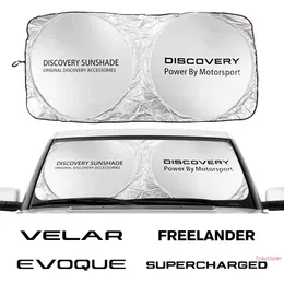 Araba Ön cam güneş gölge kapağı Land Rover Freelander için Otomatik Şemsiye 2 Keşif 3 Evoque Velar Supercharged Otobiyografi SVR