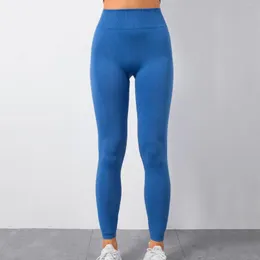 Aktive Hosen Nahtlose Leggings Damen Yoga Laufen High Rlastic Hollow Für Frauen Gyn Sporthose