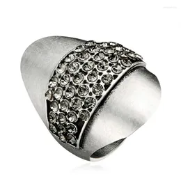 Eheringe Leeker Vintage Einzigartige Shuttle-Form für Frauen Antik Silber Farbe Fingerring Modeschmuck 2023 Ankunft 174 LK6