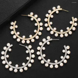 Dangle Earrings GODKI Jimbora Luxury Full Pearls For Women Bridal Wedding Engagement Fashion Daily Wear Jewelry