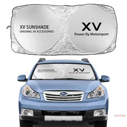 Car Front Rear Windshield Sun Shade Visor Sunshade UV Protection Cover Reflective Auto Accessories For Subaru XV Crosstrek GT GP