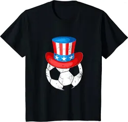 Herr t-skjortor fotbollsspelare USA US American Flag 4 juli T-shirt Yee Zus