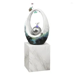 Christmas Decorations Water Fountain Decoration Modern Light Luxury Living Room TV Cabinet Desktop Lucky Hallway Floor