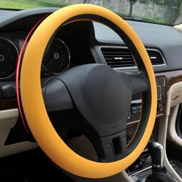 Рулевое колесо покрывает стилирование автомобиля многоцветные силиконовые перчатки.