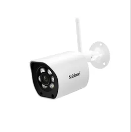 Srihome 4MP Bullet CCTV Mini AI Camera Small Security System IP屋内屋外ホームWiFiカメラナイトカラーSH034C