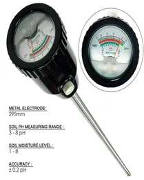 Bodem pH -vochtmeter Tester Hydroponics analysator lange waterkwaliteit planten vochtigheid bodemdetector 38 ph 18 moistur5339004