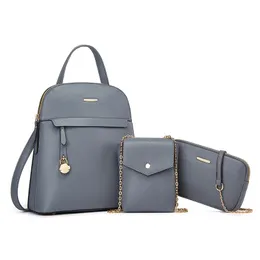 HBP Fashion Backpack Outdoor Women's Bag One Shoulder Oblique Spanning 3-piece Shoulder bags