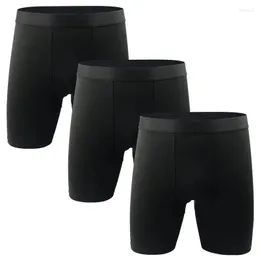 Running Shorts 3 i Pack Men's Briefs bekväma andningsbara isilke snabba torra byxor sportkondition