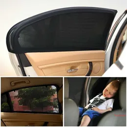 2pcs Car Rear Side Window UV Sun Prevent Sunshine Blocker Cover Shade Mesh Auto Exterior Sunshade Baby Child Protect 54x92cm
