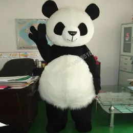 Halloween Giant Panda Mascot Costume Top Cartoon Anime theme character Carnival Unisex Adults Size Christmas Birthday Party Outdoor Outfit Suit