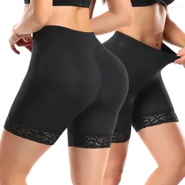 Damen Shapers Plus Size Control Höschen Frauen BuLifter BuEnhancer Abnehmbare Hüftpolster Taille Trainer Body Shaper Unterwäsche Kurze Shapewear