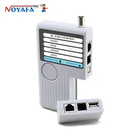 NOYAFA NF-3468 Tester per cavi di rete 4 in 1 remoto BNC RJ45 RJ11 USB Tester per cavi manuali per cavi UTP STP Tracker Batteria alcalina da 9 V (esclusa) strumenti