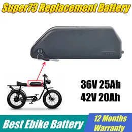 Factory Supply 48V 20Ah Super73 Electric Bicycle Battery 52V 21Ah Down Tube Ebike Battery Pack Li-ion 21700 Cell Batteries 750W 1000W