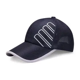 Mesh Style Sun Visor Hat Outdoor Baseball Cap Breattable Design Duck Cap Solid Color Justerbar stil