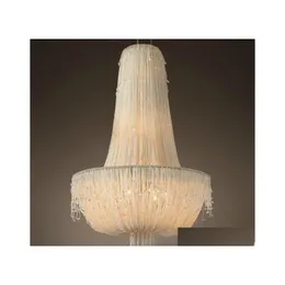 Люстры медузы выпадают фонарь французский белый уникальный фойе фонарь люстры подвесные кухонные светильники Lig Dhzhs
