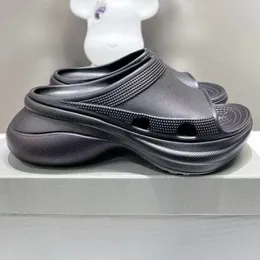 2023 terlik kadın moda işlemeli tuval tasarımcısı beyaz pembe slaytlar terlik üzerine kayma kızlar kızlar 60mm tuval kapalı platform sandalet ve toz çantaları büyük boyut 35-40