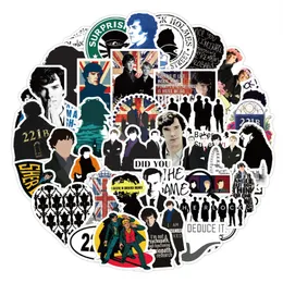 50st TV -serien Sherlock Stickers Detective Graffiti Kids Toy Skateboard Car Motorcykel cykel klisterm￤rke Dekaler Partise