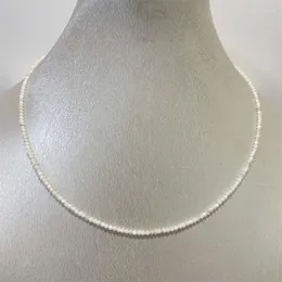 Chains 2MM Shell Pearl Necklace Delicate 2023 Choker Beads Chain Goth Chocker Jewelry On The Neck Pendant Collar For Woman Gift