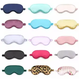19 Style Silk Brest Garden Home Sleep Eye Mask Packed Shade Cover Cover Travel Relaffs Sleeping Beauty Tools BB0209