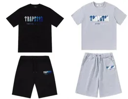 23SS Summer Trapstar Man Designers Kl￤der Mens Women Short T Shirts Tracksuit Mens Tees eller Shorts Sport T-Shirt High Street Hip Hop Tracksuits Euro Size S-XL