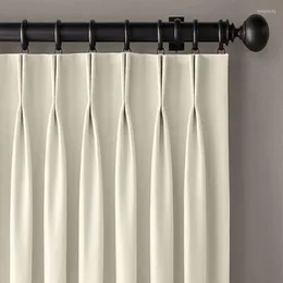 Curtain Light Luxury Germany Velvet Beige Curtains Nordic Simple Bedroom Bay Window Living Room Blackout Thicken Drapes