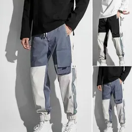 Erkek pantolon şık erkek elastik waistler çizmek kotu kore tarzı gevşek