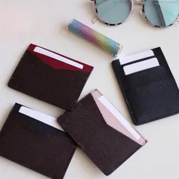 Women designers cardholder Classic womens Casual Credit Card Holders real Leather Ultra Slim Wallet mens wallets purses size 7 5 1277j