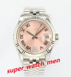 10 Stile Damenuhr, automatische mechanische Uhren, 31 mm, komplett aus Edelstahl, importiertes Uhrwerk, superleuchtende, wasserdichte Armbanduhren mit Geschenkbeutel