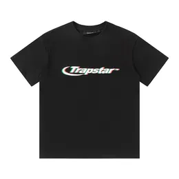 ファントムプリントメンズTシャツクルーネックストリートウェアロゴTシャツハイストリートリラックスしたカジュアルファッションカップルプルオーバーティー