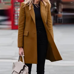 Damskie garnitury eleganckie szczupłe płaszcze retro kurtki kurtki zwykłe biuro długoterminowe płaszcz mody mody kobiety solidne blezer chaquetas