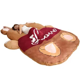 Dorimytrader Kawaii Love Love Bear Bear Beac Plush Cartoon Bears Beanbag Sleeping Bed Sofa Great Dy502343045