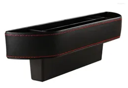 Bilarrangör SEAT CREVICE GAPS STORAGE Box PU Leather Filler Accessories Interior Cajas Organizadoras Decorativas9686399