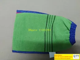 Double side korea Hammam scrub mitt magic peeling glove exfoliating tan removal mitt Free size For women