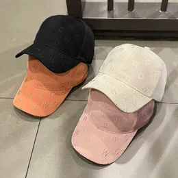 Ball Caps Foux Baseball Caps Women Summer Spring Mesh Fabric Breathable Letter Embroidery Visor Shade Sun Hats Korea Japanese Style 2022 G230209