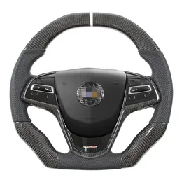 Racing Wheels Custom Car Interior Accessories Углеродное волокно рулевое колесо для Cadillac ATS