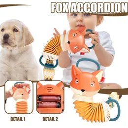 Trummor Percussion Cartoon Accordion Baby Music Toys Early Education Instrument Electronic Vocal Kids Education Soothe Children Gifts 230209