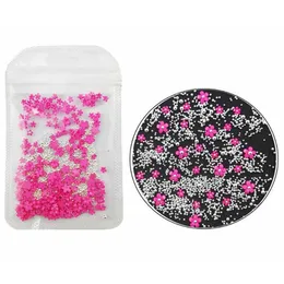 12 Colors Stickers Decals Nail Art Decorations Salon Health Beauty 3D Flower Jewelry Mixed Size Steel Ball Supplies For Professional Accessories Diy Manicure