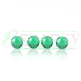 DHL Beracky Accessories 4mm 6mm Green Emerald Smoking Terp Pearls Round Pearl Insert For Quartz Banger Nails Glass Water Bongs Dab Rigs Pipes