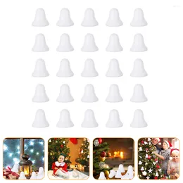 Party Supplies Bell Foam Christmas Diy Jingle Styrofoam Craft Formes Foams Birthday Decor Hängen hängande träd målning vit